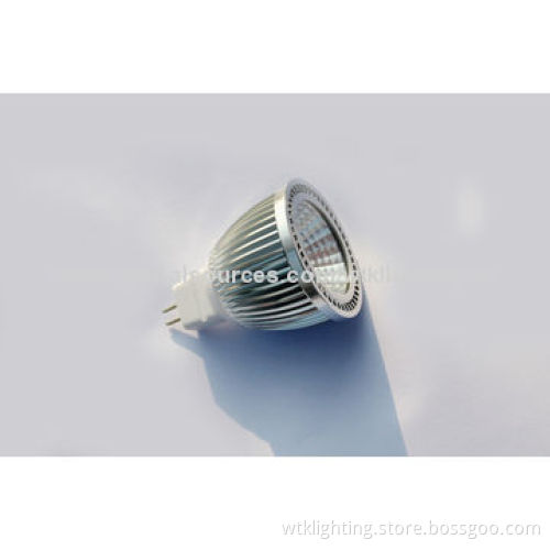 7W COB LED Spotlight, 560lm/GU10/MR16/E27 Base/Aluminum Housing/2,700-3,500/3,500-5,000/5,000-7,000K